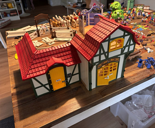 Playmobil reiterhof gebäude - reiterhof,