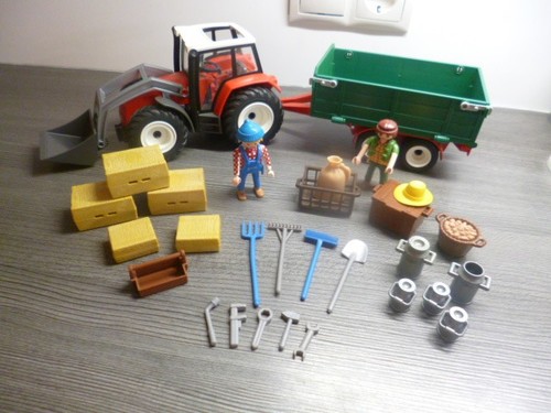 Playmobil großer traktor mit - playmobil,