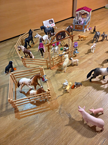 Große schleich ranch mit - große, schleich-ranch