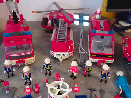 Playmobil feuerwehr konvolut - playmobil,