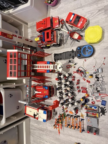 Playmobil feuerwehr konvolut - feuerwehr,