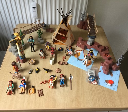 Playmobil indianer mit - mit, zelt