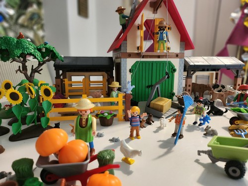 Playmobil bauernhof konvolut - playmobil,